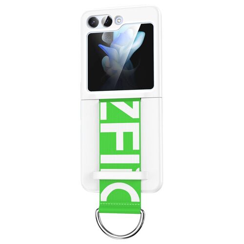 Coque De Téléphone Pliable Ultra Fine Pour Samsung Galaxy Z Flip 5, Housse De Protection Antichoc Transparente Avec Anneaux De Ul, Document Solide