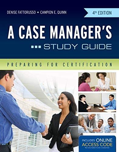 A Case Manager's Study Guide: Preparing For Certification