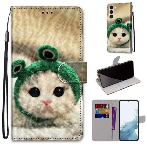 Saturcase Coque Pour Samsung Galaxy S23 Plus, Beau Pu Cuir Magnétique Flip Portefeuille Support Porte-Carte Dragonne Protecteur Housse Étui Pour Samsung Galaxy S23 Plus (Dk-9)