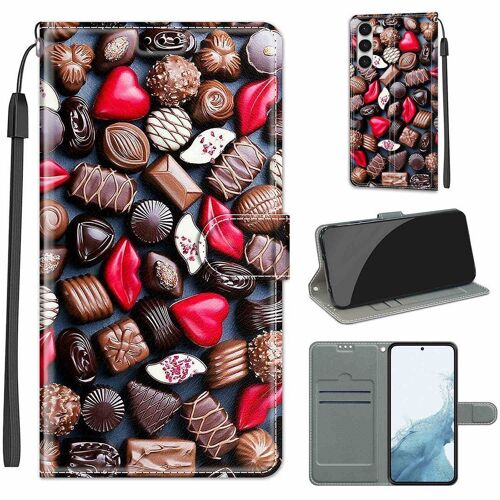 Saturcase Coque Pour Samsung Galaxy S23 Plus, Beau Pu Cuir Magnétique Flip Portefeuille Support Porte-Carte Dragonne Protecteur Housse Étui Pour Samsung Galaxy S23 Plus (Dy-9)