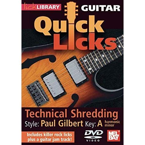 Paul Gilbert Quick Licks - Technical Shredding / Dvd
