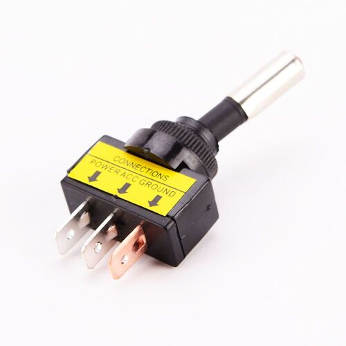 Interrupteur À Bascule 12v 20a Pour Voiture, 4 Pièces, Lumière Led Bleue, 3 Broches, Spst On/Off