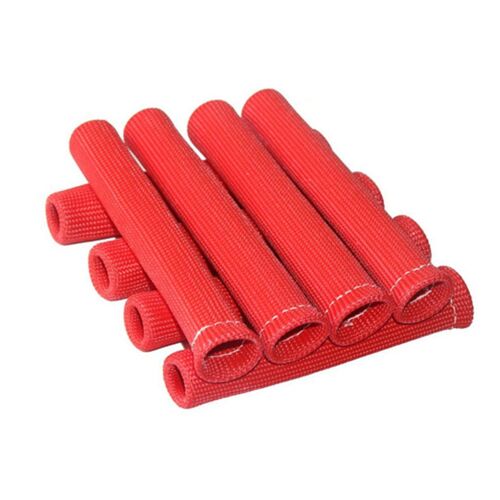 Bottes À Fil De Bougie D'allumage De Voiture, 8 Pièces, Manchon De Protection Thermique Pour Moteur, 2500 Rouge, 350
