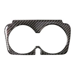 Autocollants De Modification En Fiber De Carbone, Pour Mercedes-Benz W205 C180 C200 C300 Console Centrale Porte-Gobelet D'eau