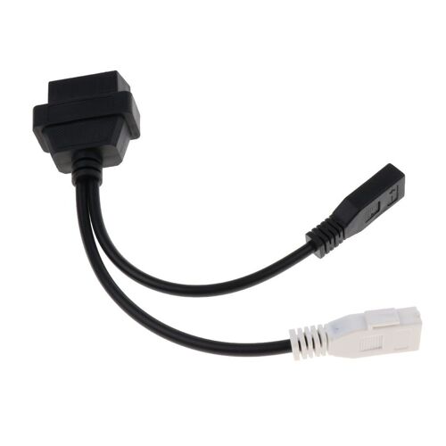 Câble D'interface Adaptateur 2x2 Broches Pour Véhicule, Kit De Conversion Obd2 Obdii Pour Vw Audi Seat