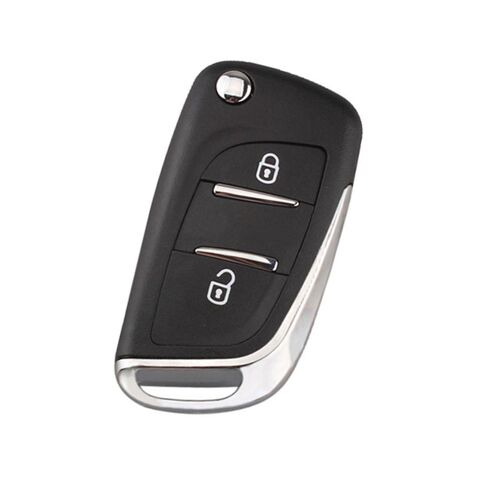 Coque De Clé Télécommande À Rabat 2btn, Pour Citroën C4 C5 C2 C3 C6 Et Peugeot 207 407 807