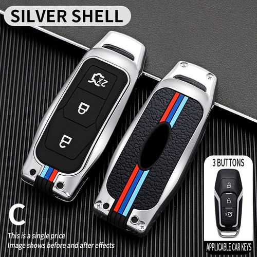 Coque De Protection Pour Clé Télécommande, Étui Pour Clé De Voiture, Pour Ford Focus 3 4 St Mondeo 5 Mk5 Mustang F-150 Explorer Edge 2015 ¿ 2018