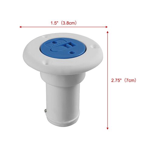 Bouchon De Remplissage D'eau Stabilisé Pour Bateau, Avec Chaîne En Acier Inoxydable, Pour Yacht, Caravanes, Bateau