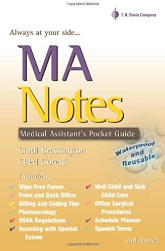 Ma Notes: Medical Assistant's Pocket Guide