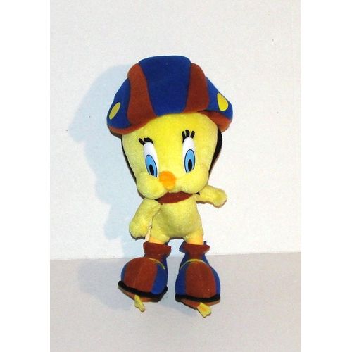 Peluche Titi En Roller Looney Tunes Doudou Titi Le Canari 23 Cm
