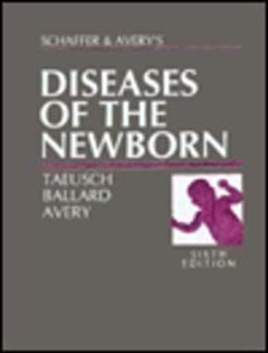 Schaffer And Avery's Diseases Of The Newborn