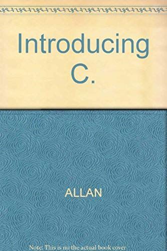 Introducing C
