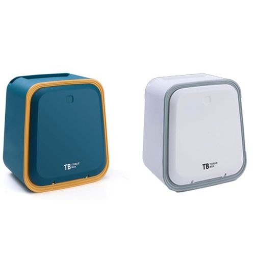 Boîte À Rouleaux De Papier Toilette Double Couche, 2 Pièces, Étagère À Mouchoirs, Fixation Murale, Non Perforée