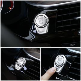 Autocollant Intérieur Chromé Abs Pour Bouton De Démarrage Et D'arrêt De Voiture, Pour Bmw Série 5 G30 530li 540li 528li 2018
