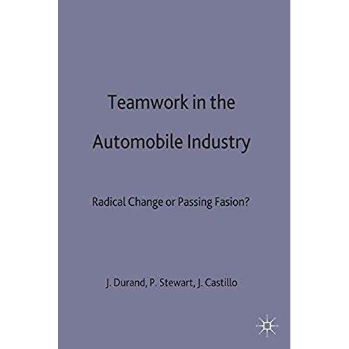 Teamwork In The Automobile Industry