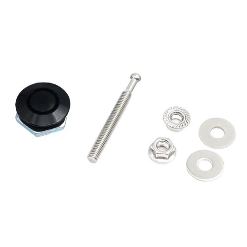 Serrure Universelle De Couvercle De Moteur De Bouton Poussoir, Vis D'acier Inoxydable D'alliage D'aluminium, Loquet Rapide De Modification De Voiture, Serrure De Capot, 1.25 Pouces