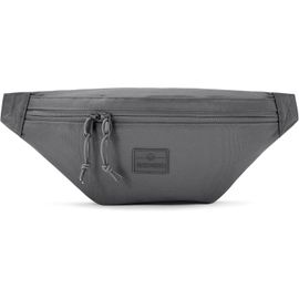 SJZG-Sac Banane Femme & Homme Gris Foncé - Erik Large - Sac Ville De Bouteilles Recyclées Pet Pour Festivals & Sports - Sacoche Ceinture - Imperméable