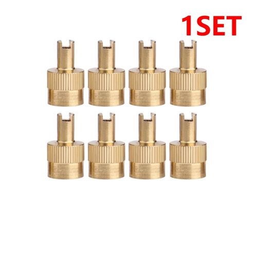 Capuchon De Tige De Assujetà Tête Fendue En Cuivre Fin, Couvercle Anti-Poussière, Accessoire Automatique, Voiture, Moto, Roue, 8-16 Pièces