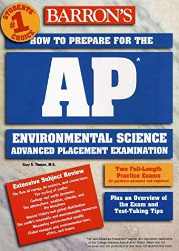 How To Prepare For The Ap Environmental Science Exam (Barron's Ap Environmental Science)
