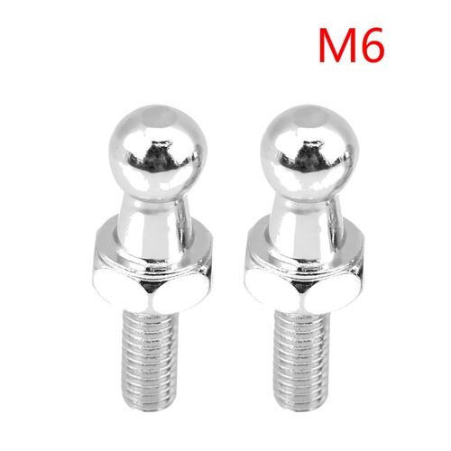 Boulon à ressort pneumatique universel pour voiture, vérins à gaz en acier galvanisé, capuchons à tête sphérique, goujon pour touristes, 10mm, M6, M8, 2 pièces, 4 pièces