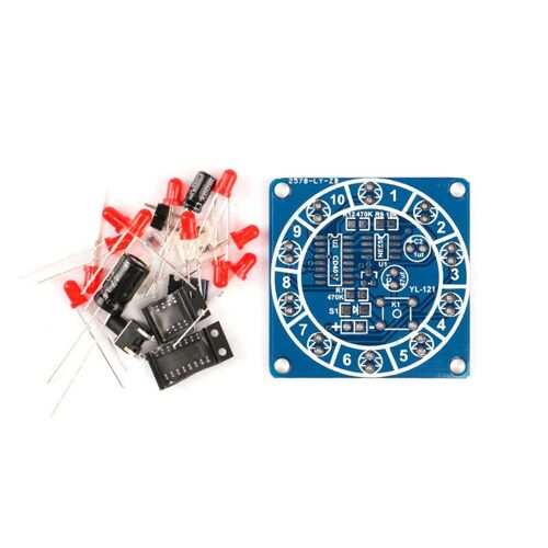 Lucky-Suite électronique à distance, CD4017, NE555, Analyste d'éclairage LED, Pièces de production, Tech, Générateur d'impulsions, DIY, 3V, 5V