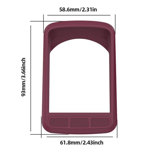 Étui de protection d'écran en silicone pour ordinateur de vélo Wahoo Elemnt Roam2 WFCC6, housses de dessin animé antichoc, anti-chute