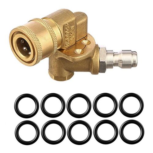 Lavage De Voiture Haute Pression Allergique Rapide Avec Joints Toriques, Rotation Réglable, 4500 Psi, 1/4 \