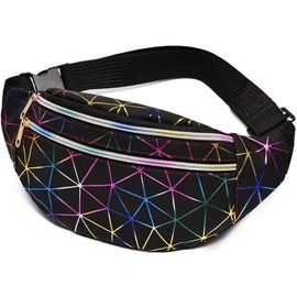SJZG-Sac Banane Tendance Imperméable, Sac Ceinture Femme Cuir Pu, Pour Voyage, Fête, Sport, Course À Pied, Randonnée, Usage Quotidien