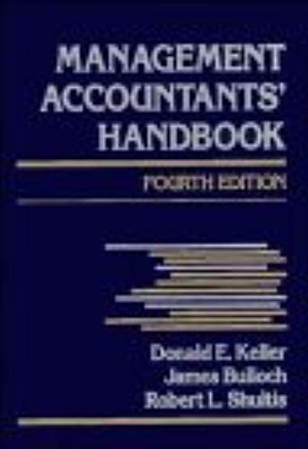 Management Accountants' Handbook, 4th Edition
