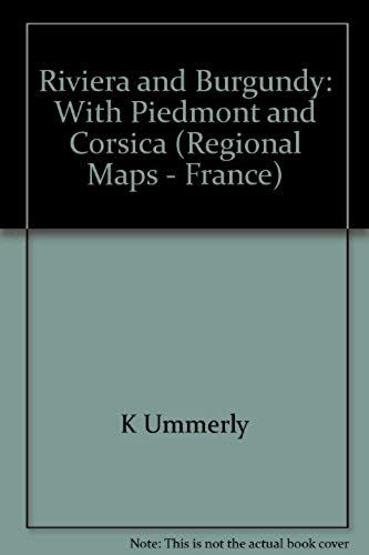 Riviera And Burgundy: With Piedmont And Corsica (Regional Maps - France) (German Edition)