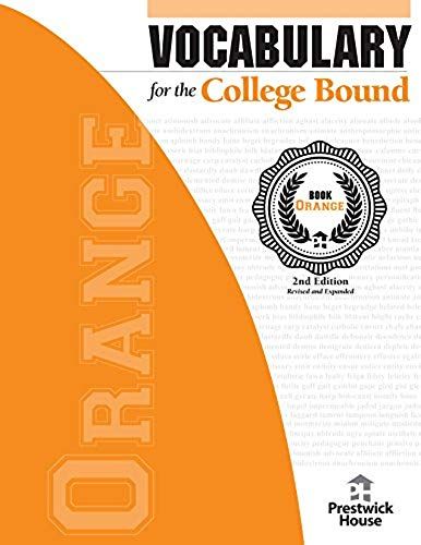 Vocabulary For The College Bound - Book Orange