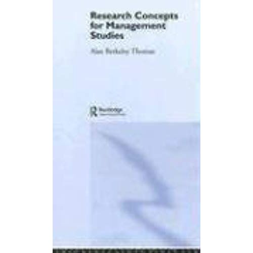 Research Concepts For Management Studies