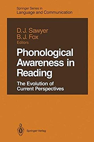 Phonological Awareness In Reading