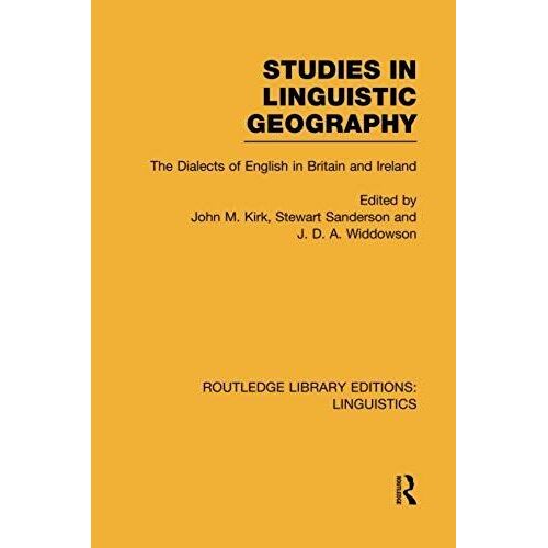 Studies In Linguistic Geography (Rle Linguistics D
