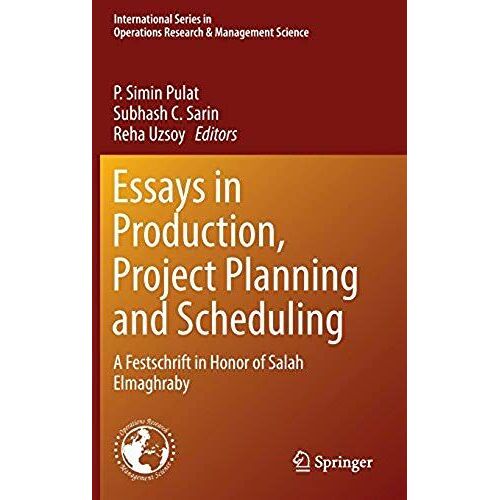 Essays In Production, Project Planning And Scheduling