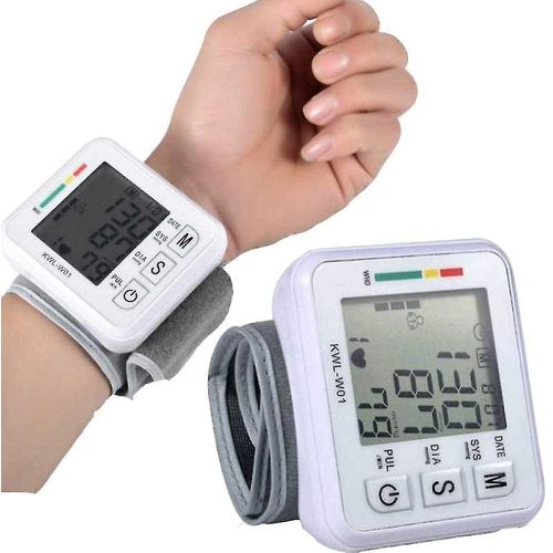 Tensiomètre Avec Bracelet Réglable Et Écran Lcd Kwl-W01