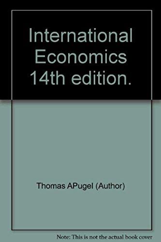 International Economics 14th Edition.