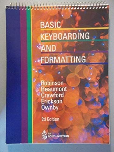 Basic Keyboarding And Formatting
