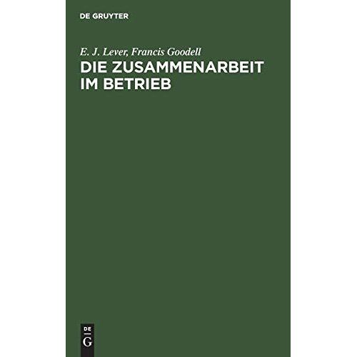 Die Zusammenarbeit Im Betrieb