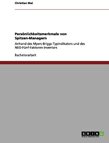 Persönlichkeitsmerkmale Von Spitzen-Managern