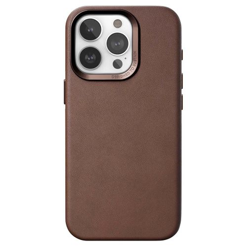 Woodcessories Coque Bio Leather Magsafe Iphone 15 Pro Max Brun