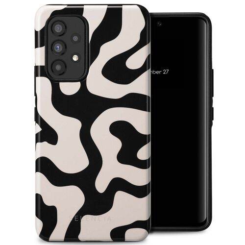 Selencia Coque arrière Vivid Samsung Galaxy A53 Art Wave Black