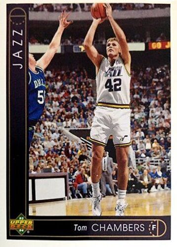 410 Tom Chambers - Utah Jazz - Carte Upper Deck Nba 1993