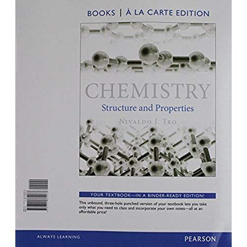 Chemistry: Structure And Properties, Books A La Carte Edition; Masteringchemistry With Pearson Etext -- Valuepack Access Card --