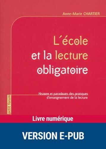 L'école Et La Lecture Obligatoire