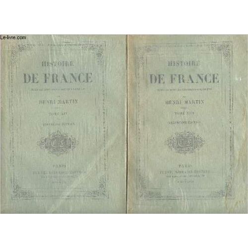 Histoire De France Depuis Les Temps Les Plus Reculés Jusqu En 1789 - Tome Xiii Et Xiv