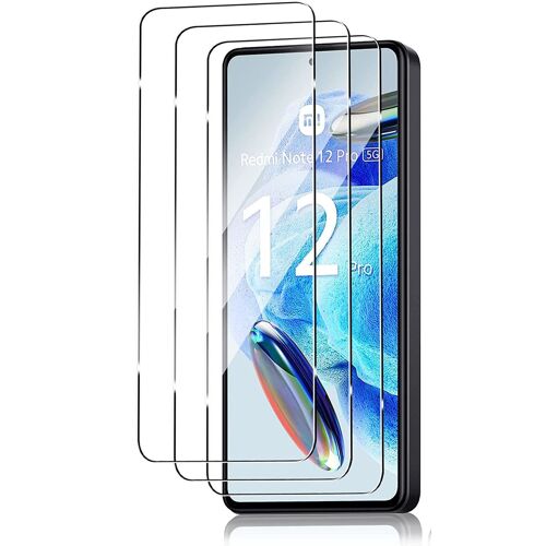 Hqselection® Lot De 3 Verre Trempé Pour Xiaomi Redmi Note 12 Pro, 12 Pro + 5g .Film De Protection D'écran Transparent - Anti Rayures - Ultra Résistant Dureté 9h