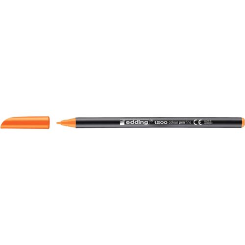 Edding Feutre Coloriage Pointe Fine 1200 Orange Fluorescent 1 Mm