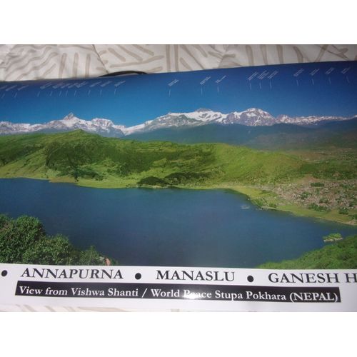 Poster Himalaya ;Annapurna / Dhaulagiri:/Ganesh/Nilgiri/ Manaslu