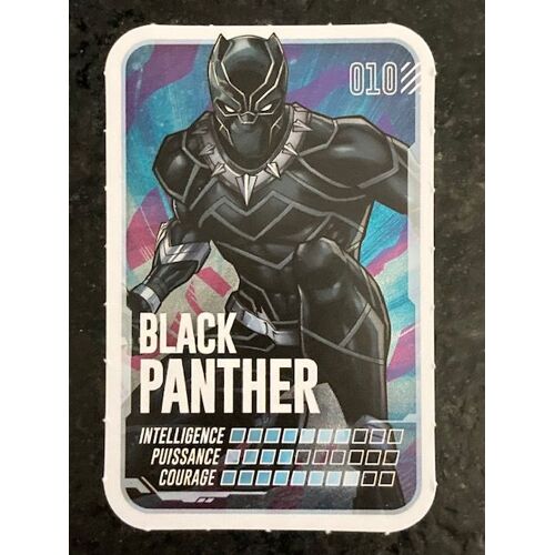 Carte Leclerc 2022 Marvel Pars En Mission N°010 : Black Panther